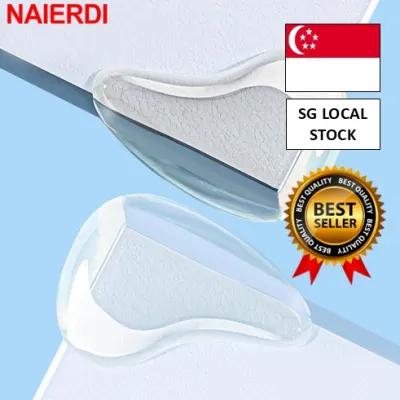 [SG 🚚] 4 Pieces Child Safety Silicone Protector Rubber Corner Protector Table Corner Edge Protection Cover Anti Collision