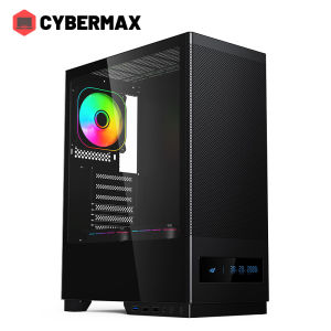 YGT V8202 PC Case With Screen Tempered Glass Micro ATX Gaming Desktop Case