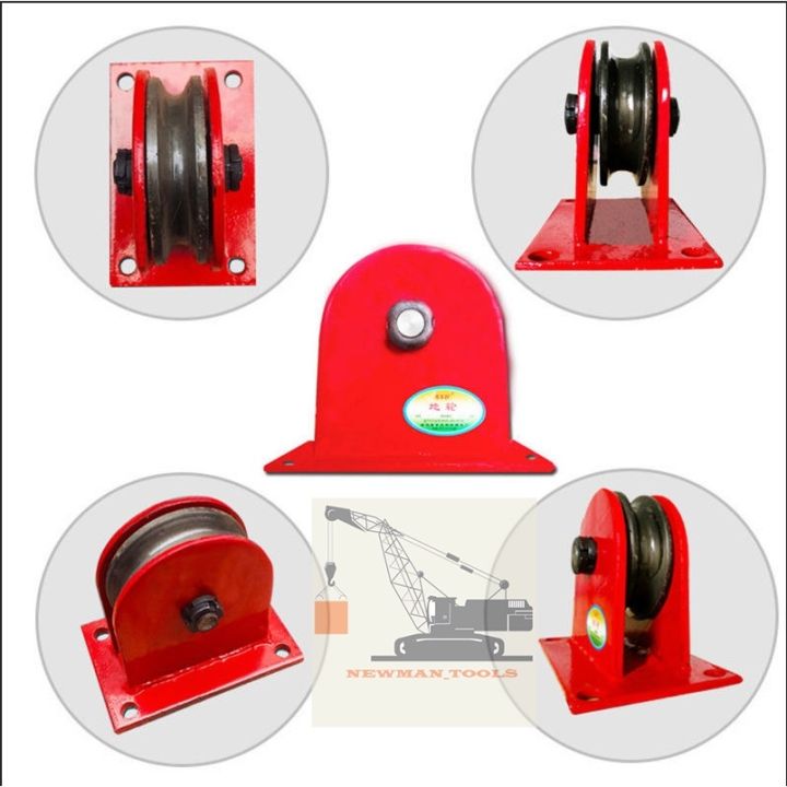 LIFTING WHEEL ROLLER HEAVY DUTY SKY WHEEL CRANE WHEEL WIRE ROPE BEARING ...