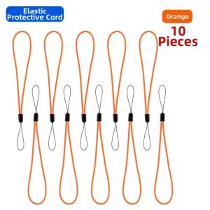 ALLLUCK Dây treo ngắn Dây treo đàn hồi Dây đai tròn Độ đàn hồi cao Dây bảo vệ bảng số xe đạp  Giá đỡ dây đeo cổ tay đa năng Dây treo chống thất lạc USB dành cho xe đạp
