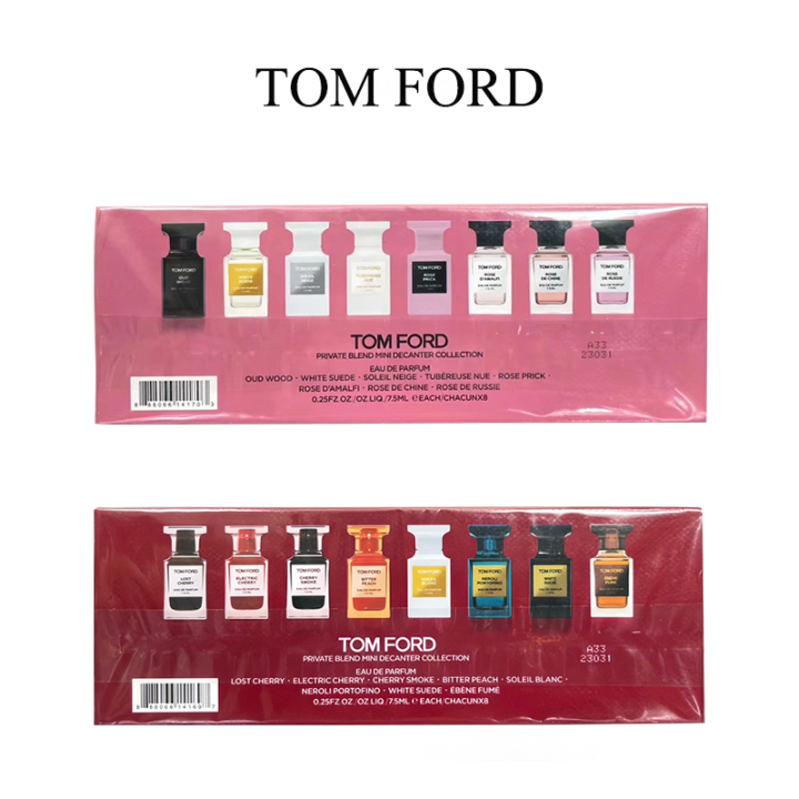 [Legit&Genuine] TF Perfume Sample Signed Version 8-piece Set Mini Super ...