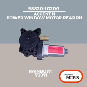 988201G200 POWER WINDOW MOTOR (R-RH) FOR HYUNDAI ACCENT N (MOBIS ORIGINAL) PART #: 98820-1G200: 988201G200