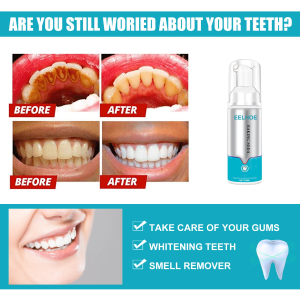 Eelhoe Baking Soda Whitening Mousse Teeth Orange Flavor Foam Pemutih Gigi Pembersih Plak Karang Gigi