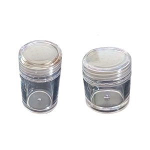 10 cái rõ ràng mỹ phẩm chai có thể đổ đầy lại Ergonomic thiết kế di động với 12 lỗ sifter và nắp đậy cho sản phẩm làm đẹp