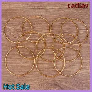 cadiav 10 gói 3 inch Vàng Dream Catcher kim loại nhẫn Hoops macrame vòng cho dreamcatchers và hàng thủ công