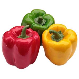 XYAX(XUNJIE) Realistic Home Decor DIY Foam Creative Photography Props Artificial Pepper Fake Vegetable Artificial Fruit
