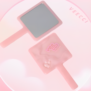Gương cầm tay Veecci gương makeup cầm tay gương cầm tay hình vuông nhỏ gọn tiện lợi thời trang - Life Style 4U