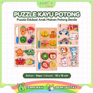 Puzzle Kayu Potong: Edukasi & Hiburan untuk Anak