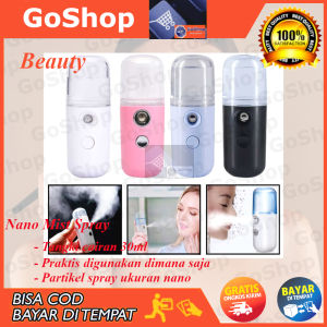 Nano Mist Spray Wajah Portable Facial Cooling Moisturizer Hydrometer Semprotan Air USB | Spray Pelembab Wajah Portable