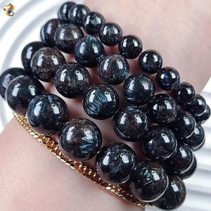 Premium Grade Rare Nuummite Bracelet (Round / Barrel Beads)