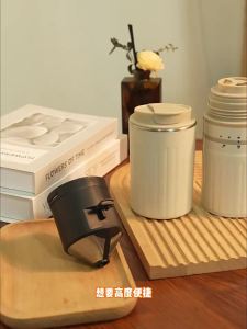 Portable All-in-One Mini Coffee Grinder Hand Brew Coffee Maker Outdoor Travel Household Brewing Cup