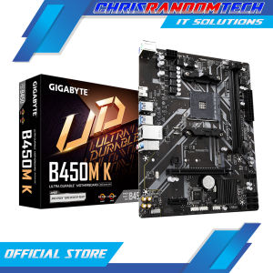 GIGABYTE B450M-K Ultra Durable Motherboard with GbE LAN and Bandwidth Management ​PCIe Gen3 x4 M.2 Anti-Sulfur Resistor Design​