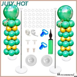 [JULYHOT] Balloon Column Stand KitAdjustable Balloon Column Kit Metal Telescopic Pillar Balloon Stand Birthday Party Graduation Weddi