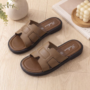 [Free Shipping] Korean-Style 2026 Summer Fashion Versatile Flat Sandals With A High-End Feel Perfect For Pairing With Dresses Beach Wear And WomenS Flip-Flops