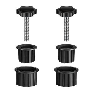 2 Bộ lỗ dù Vòng phích cắm bao gồm ô cơ sở đứng Bộ phận thay thế cho hiên nhà sân sau bảng boong thay thế núm