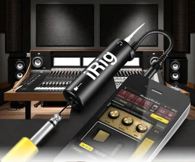 IRIG ADAPTOR GITAR UNTUK SMARTPHONE HANDPHONE ANDROID IPHONE/ AMPLIFIER ADAPTER RECORDING