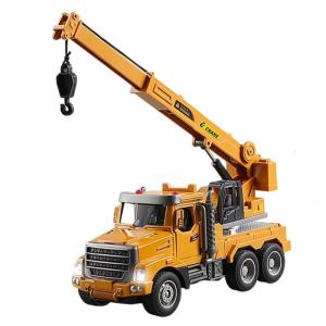 STEM Learning Mixer Truck Toy Realistic Sound Effects Illuminated Wheels ABS Construction Vehicle For Kids Activities