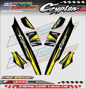 STRIPING VARIASI YAMAHA CRYPTON / STICKER LIST MOTOR CRYPTON