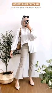 CELANA CUTBRAY RETRO PANTS / Celana Cutbray Wanita Dewasa - Cutbray Stretch Kekinian