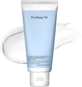 Pyunkang Yul PKY Low pH Pore Deep Cleansing Foam Pore Cleanser with Fluffy Microbubbles AHA Witch Hazel Zero Irritation Korean Skincare (3.38 Fl. Oz 100ml)