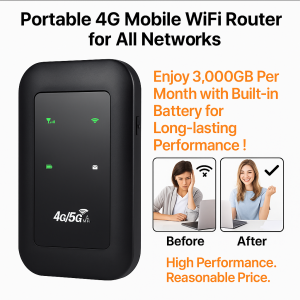 Wireless Portable WiFi Fast Stable Network Speed Easy Connection Travel Mobile Router