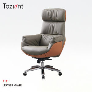 Tozient เก้าอี้ผู้บริหารบ้านเก้าอี้คอมพิวเตอร์สำนักงานสบายเก้าอี้หนังแท้แท้เก้าอี้โซฟาเก้าอี้พิงสำนักงานเก้าอี้ศึกษา