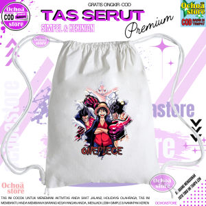 Tas Serut Gendong Anti Air Pria Wanita Motif Metal String Bag / Tas Serut Drawstring Waterproof Pria Wanita Multifungsi Tas Olahraga Serut Gendong Backpack