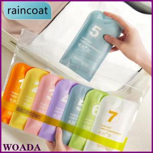 WOADA Xách Tay Dày Áo Mưa Du Lịch Ngoài Trời Áo Mưa Không Thấm Nước Phụ Nữ Và Nam Giới Dùng Một Lần Cắm Trại Mưa Bìa Du Lịch Nguồn Cung Cấp