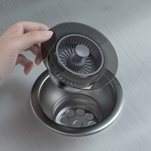 Sink filter drainer antiodor popup core leak