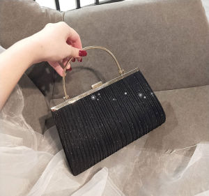 Clutch nữ dự tiệc kim tuyến có quai xách cực sang chảnh LILA CY26