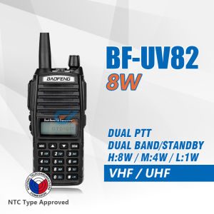 Baofeng UV82 Walkie Talkie Long Range 10KM Portable 8W High Power Dual Band UHF/VHF Two Way Radio NTC Approved Handheld Radio