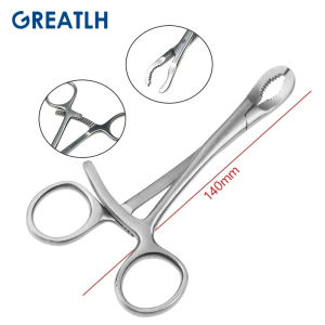 Kẹp giảm xương bằng thép không gỉ kẹp giữ xương dụng cụ chỉnh hình thú y 1 cái cho thú cưng