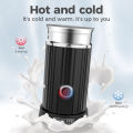 Cafelffe Automatic Electric Milk Frother Machine | Hot/Cold Latte Cappuccino Automatic Milk Warmer 230ml (3 pin Malaysia Plug). 