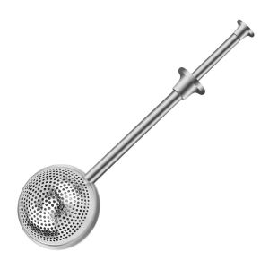 MISSUP Stainless Steel Tea Strainer Reusable Mesh Filter Tea Ball Infuser Portable Durable Loose Leaf Tea Steeper Home Office