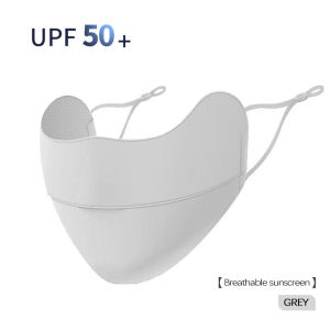 Colnes Silk Mask for Adult Summer Sun Protection Masks For Women Breathable Ear Masks UV Rays Anti Dust Breathable Full Face Masks Reusable Washable full face shield