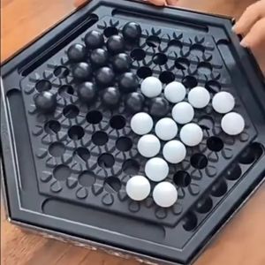 GFNIE6 Interactive Game Chess Board Game Black White Early Educational Chess Set Logic Game 4 in a Line Party Chess Gifts