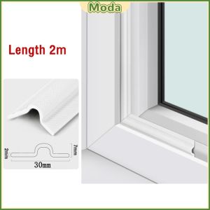 Moda 2m Waterproof Foam Seal For Sliding Window Door Gap Window Sealing Strip Sealer Self Adhesive Tape