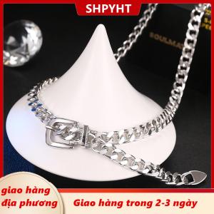 [COD] SHPYHT Giao hàng địa phương 1 cái phụ nữ của chuỗi vành đai kim loại eo chuỗi ăn mặc thắt lưng kim loại vành đai có thể điều chỉnh