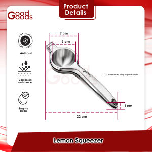[MY STOCK] Fresh Lemon Squeezer | Manual  Metal Citrus Hand Press | Citrus Juicer Handheld | Pemerah Limau