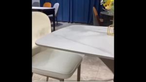 [CozyNest ]Dining Table And Chair Set Sintered Stone Dining Table Square Dining Table Set Dining Chair Dining Table Set