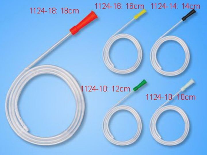 Ống sonde dạ dày, Dây cho ăn không nắp các số 8,10,12,14,16 (hộp 10 sợi)