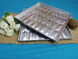 2 PCS LOYANG LIDAH KUCING 30x30 cm lubang 32 / Cetakan kue kering Lidah kucing ukuran 30 cm x 30 cm motif oval termurah