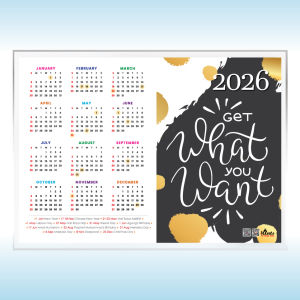 [NEW] CALENDAR 2026 kalendar wall desk table calendar planner school office company decor hiasan dinding bilik darjah sekolah pejabat syarikat student teacher gift 桌面挂墙日历月历