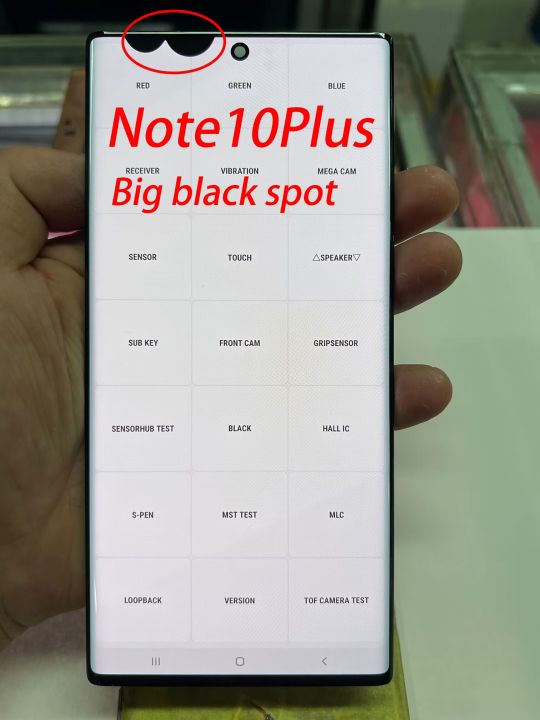 Black Spot Point Defect Screen For Samsung Galaxy Note 10 Plus Display Note10+ SMN975F N975A