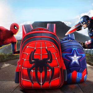 NALLCHEER กระเป๋านักรียน กระเป๋านักเรียนประถม กระเป๋านักเรียนชาย กระเป๋าเป้เด็ก กระเป๋าการ์ตูน กระเป๋านักเรียนอนุบาล Spider Man กระเป๋าเด็ก