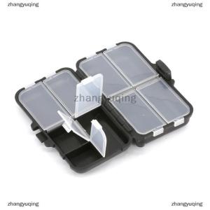 [COD] zhangyuqing Mini Storage Case Double Layer Detachable Fishing Tackle Box Fishing Spoon Hook Bait Storage Box Fishing Accessories