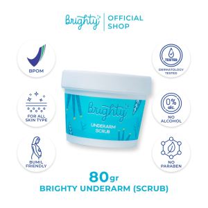 BRIGHTY UNDERARM CARE / UNDERARM GEL / UNDERARM SCRUB / GOOD BODY ODOR SENSITIVE SKIN / AHA HERO SERUM / BODY SERUM / BODY SCRUB