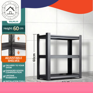 Heavy Duty Rack Bomb Storeroom Kitchen Storage Shelf Organiser Warehouse Boltless Shelf Metal Shelf Rack Shelving