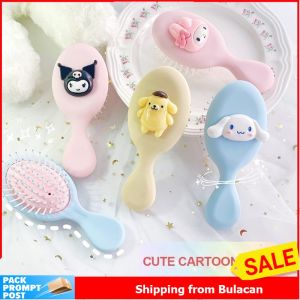 Portable Kuromi Cartoon Macaron Color Air Cushion Comb Convenient Folding Kawaii Cute Mini Travel Gift