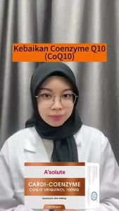 [100% Japan Origin] [30S BUY 3 FREE 1 IN  LIVE ONLY] Asolute CoQ10 ubiquinol 30s/60s